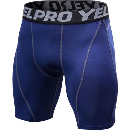 Short De Compression Homme Ruowuhen - Séchage Rapide | Course, Cyclisme, Gym | 85% Polyester 15% Élasthanne