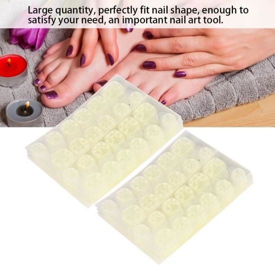 Ruban adhésif double face pour Nail Art OMABETA Transparent Coller des faux ongles sur de
