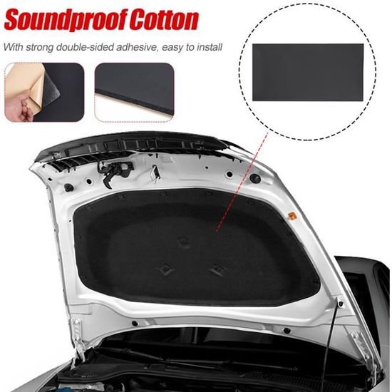 Isolation Phonique & Thermique Pour Capot Suzuki Vitara Escudo LY (2016-2023) | Feutre Aluminium - Réduction Bruit Moteur