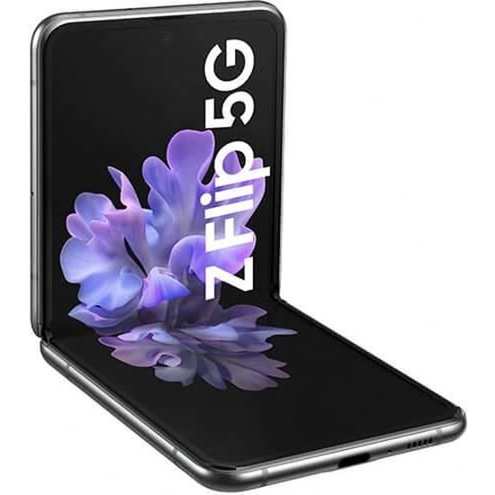 Samsung Galaxy Galaxy Z Flip 5G 8Go/256Go Gris (Mystic Grey) Dual SIM F707F