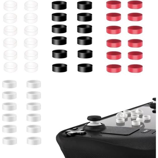 Glarks 12PCS 50/60 / 70/80 / 90 / 100mm grand anneau de protection de trou rond en caoutchouc, double face fermé pare - feu anneau de protection de trou bouchon en caoutchouc