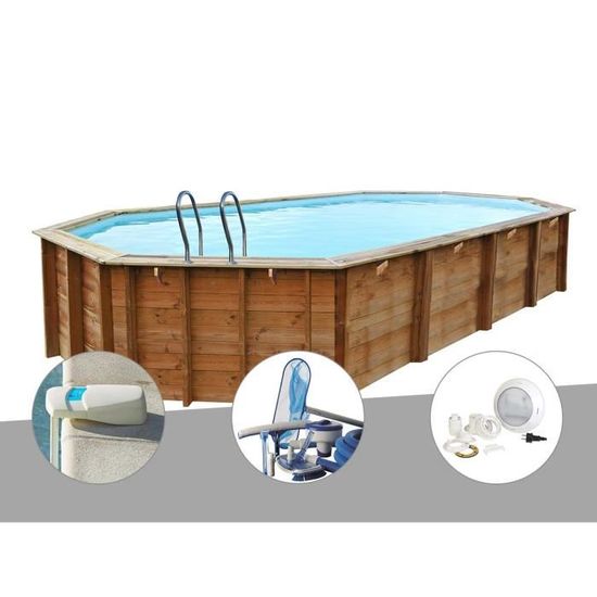 Kit Piscine Bois Sunbay Sevilla 8 52 X 4 55 X 1 46 M Alarme Kit Entretien Spot Achat Vente Piscine Kit Piscine Bois Sunbay Cdiscount