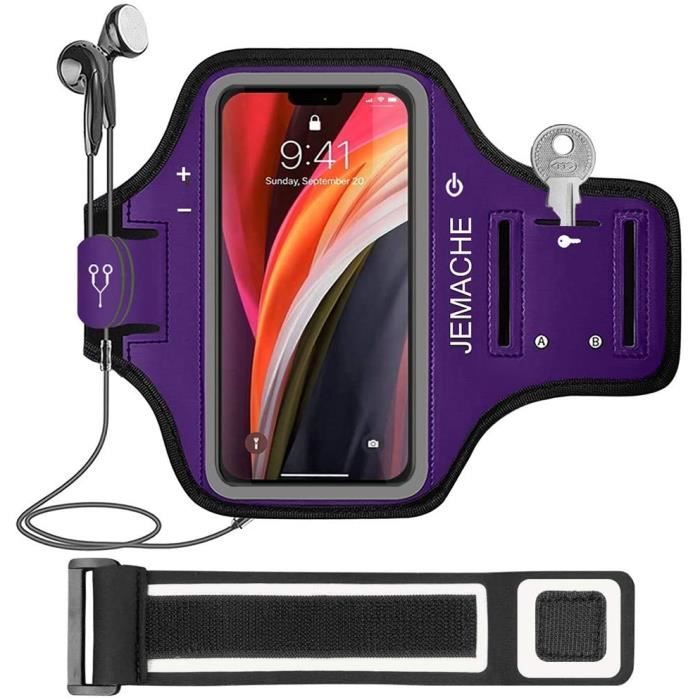 Brassard De Sport Pour IPhone 12 Mini - Anti-Rebond - Imperméable à La Sueur - Réglable 23-45 Cm
