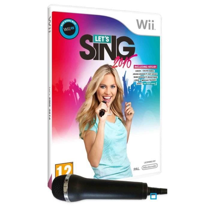 Let' Sing 2016 Version Internationale + 1 Microphone Wii - vue 2