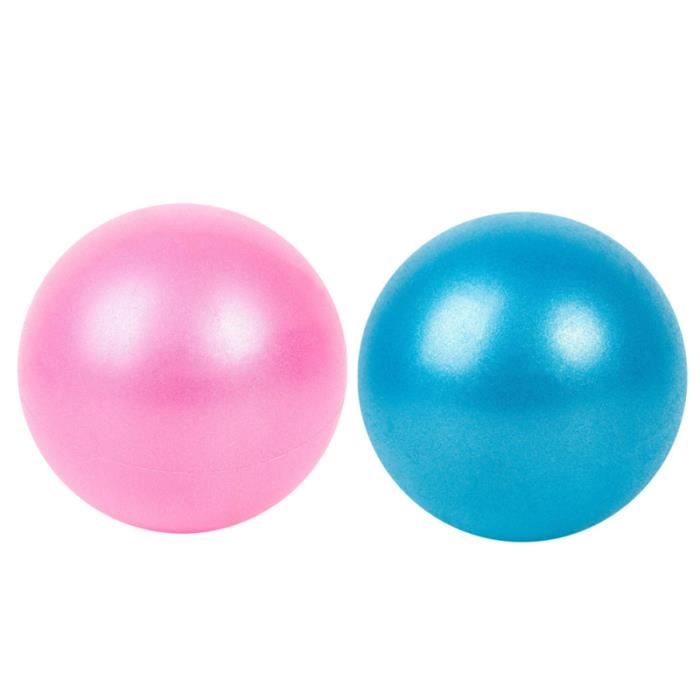 2 pièces 25 CM boule de Yoga Fitness balle auxiliaire pour fille femmes dame madame TAPIS DE SOL - TAPIS DE GYM - TAPIS DE YOGA