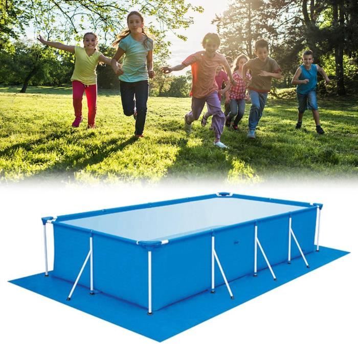 Tapis de sol pour tapis 5m x 3m pour piscine au-dessus offrant une protection supplémentaire au fond de la piscine