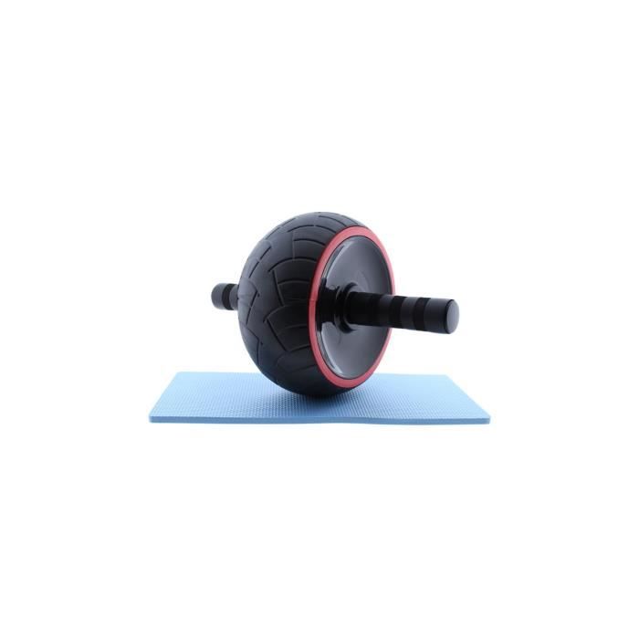 Roue Abdominale, Roulette Abdominaux Exercice , Ab Roller Wheel, Roue de Fitness, Pilates King | Avec tapis antidérapant