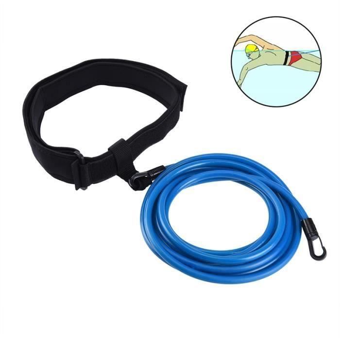 Formation Natation Corde Élastique Set (6 * 10 * 4 Mètre Bleu)
