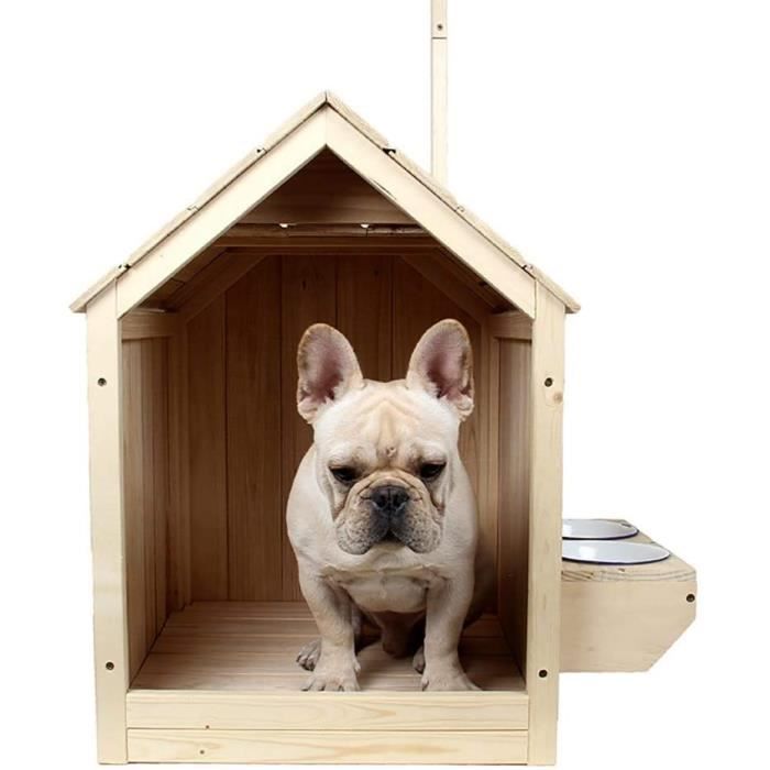 Heqianqian Niche pour Chien Chien Intérieur Extérieur Maison Petite à Moyenne Pet All Weather Doghouse Shelter Puppy Nid 609277