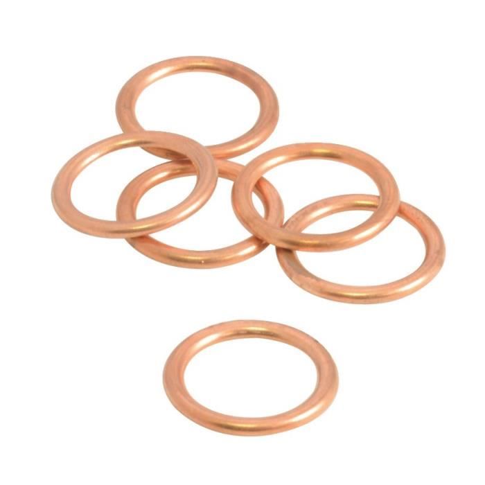 Joints vidange X 6 RMF, dimension 16 x 22 x 2 mm - AUTOBEST