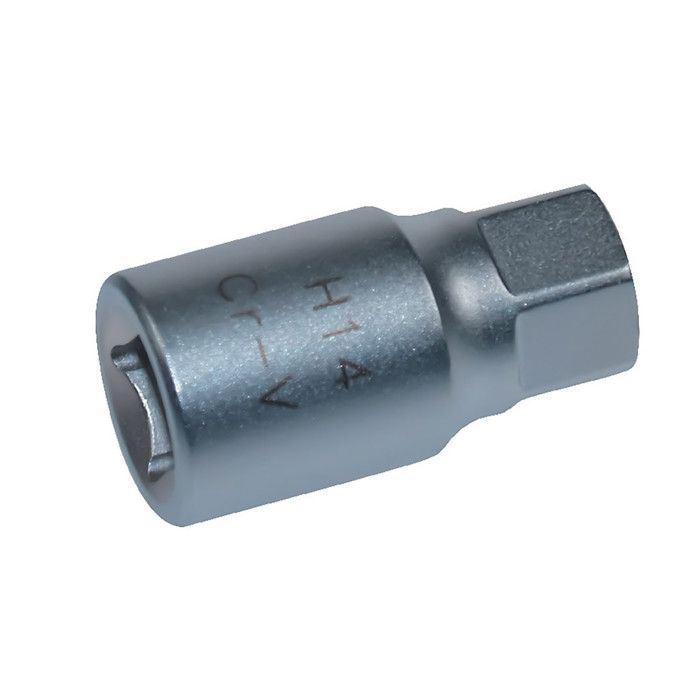 Embout de vidange, chrome vanadium, male, 3/8, 6 pans, 14 mm - AUTOBEST