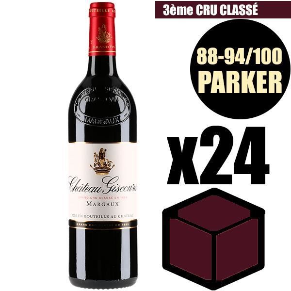 X24 Château Giscours 2014 75 cl AOC Margaux Rouge 3ème Cru Classé Vin Rouge