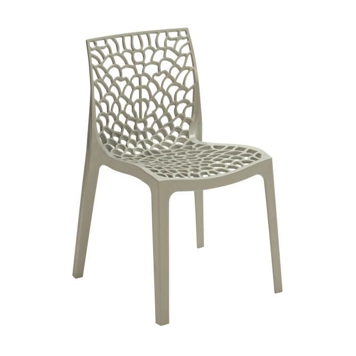 Chaise Design Grise GRUYER