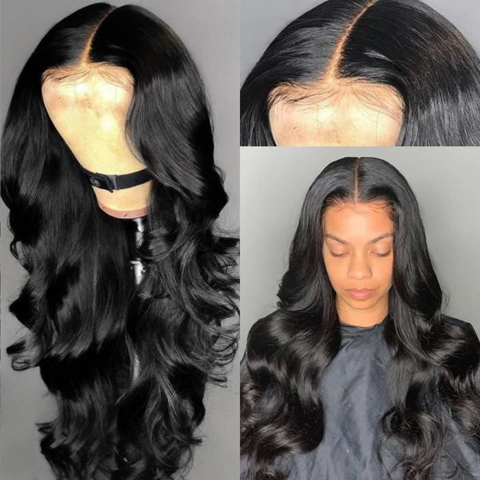 24 pouce Indien cheveux humains 360 lace perruques cheveux brésilienne en vrac vague perruques
