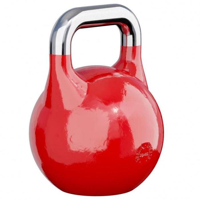 Kettlebell de compétition 32 KG - haltère russe (rouge)