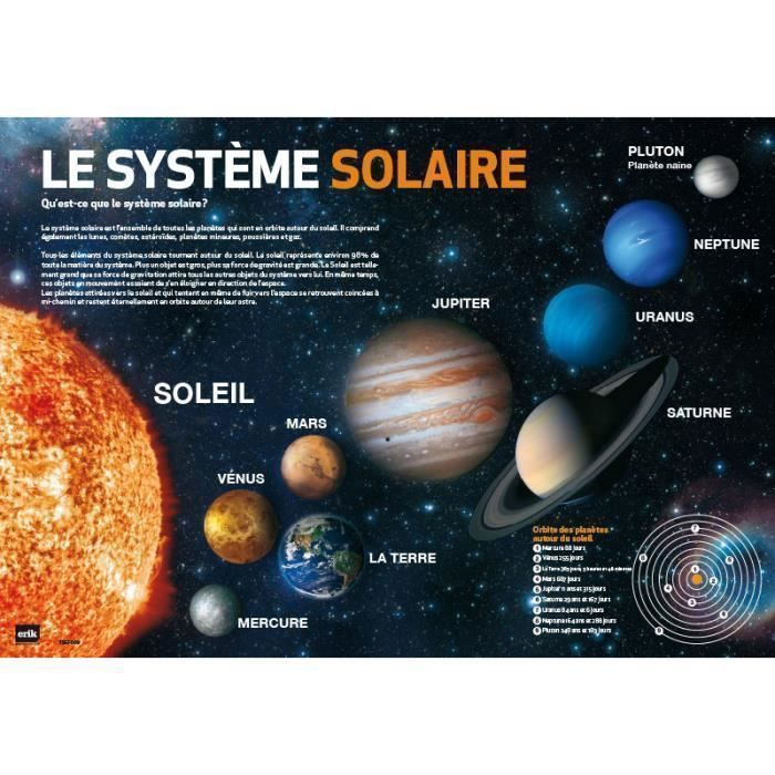 Sous Main Ecole Systeme Solaire
