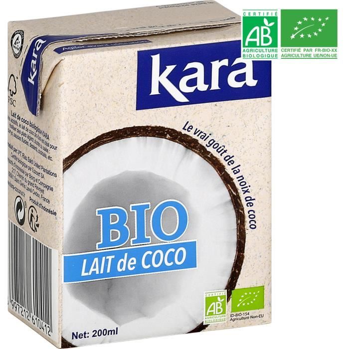 KARA Lait de coco bio - 200 ml