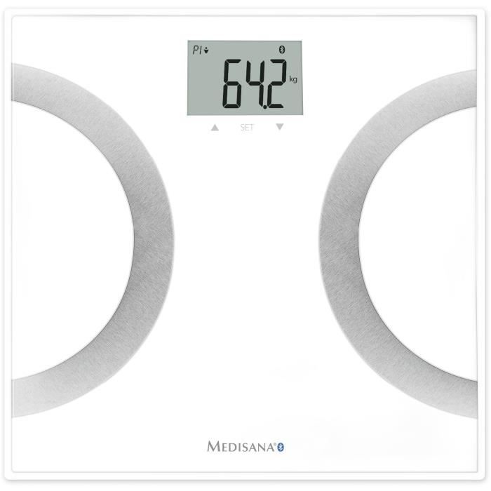 Medisana Pèse-personne impédancemètre BS 445 180 kg blanc