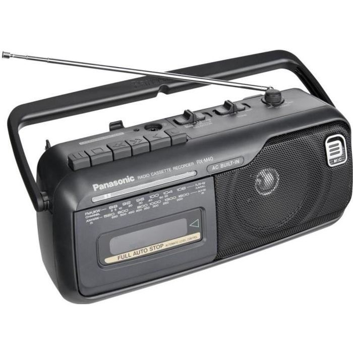 Panasonic RX-M40 Radio cassette recorder - Noir