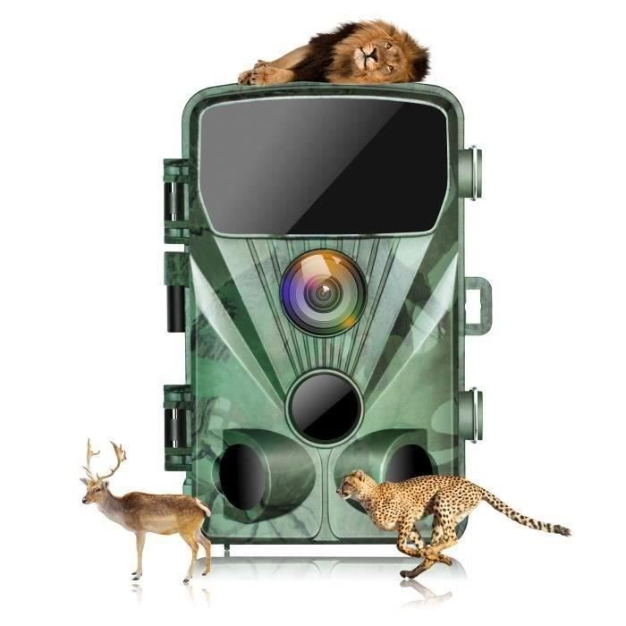 Caméra de Chasse 1080P 20MP TOGUARD 2,4'' écran Trail caméra 42*850nm LEDs 3 capteurs IR vision nocturne 120 ° détection IP56