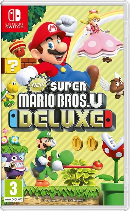 Jeu vidéo - NINTENDO - New Super Mario Bros. U Deluxe - 1-4 joueurs - Plateforme - Nintendo Switch Jeu vidéo - NINTENDO - New Super Mario Bros. U Deluxe - 1-4 joueurs - Plateforme - Nintendo Switch