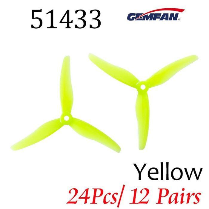 Kit 4 hélices à trois pales 6  Parrot Bebop Drone 2 blanc