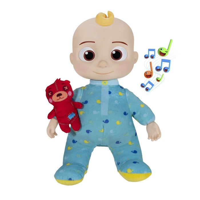 Poupon Musical CoComelon JJ Avec Ours - Peluche Interactive Pour Dodo