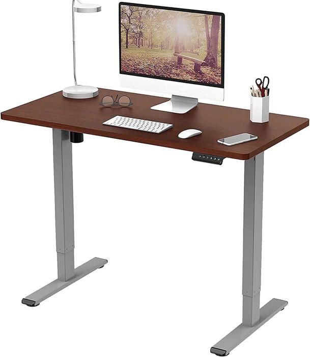 Bureau Homavo électrique Réglable 140x60 Cm – Fonction Mémoire & Anti