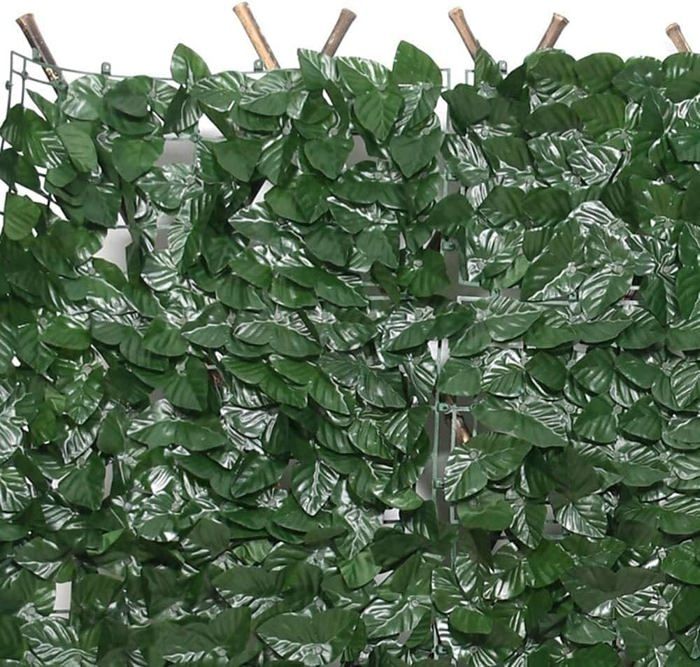 Haie Artificielle Extensible Sur Treillis 2m X 8m,Haie Artificielle 1m