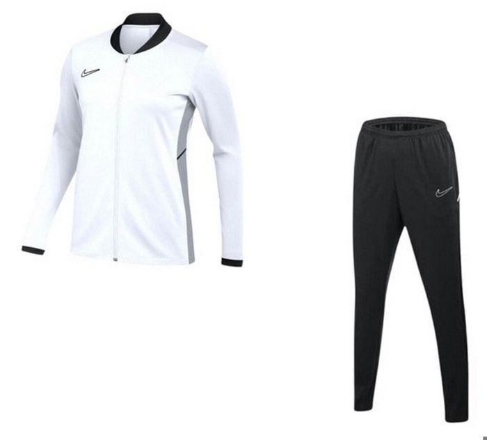 Jogging - Nike - Swoosh - Blanc et Noir - Femme - Respirant - Manches longues
