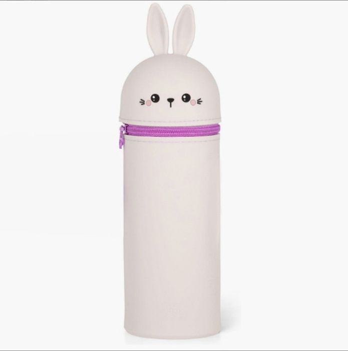 Trousse Scolaire 2 En 1 En Silicone Souple Kawaii – Porte-Stylo Extensible (19-21 Cm) – Grande Capacité, Fermeture Éclair – Pour École, Bureau