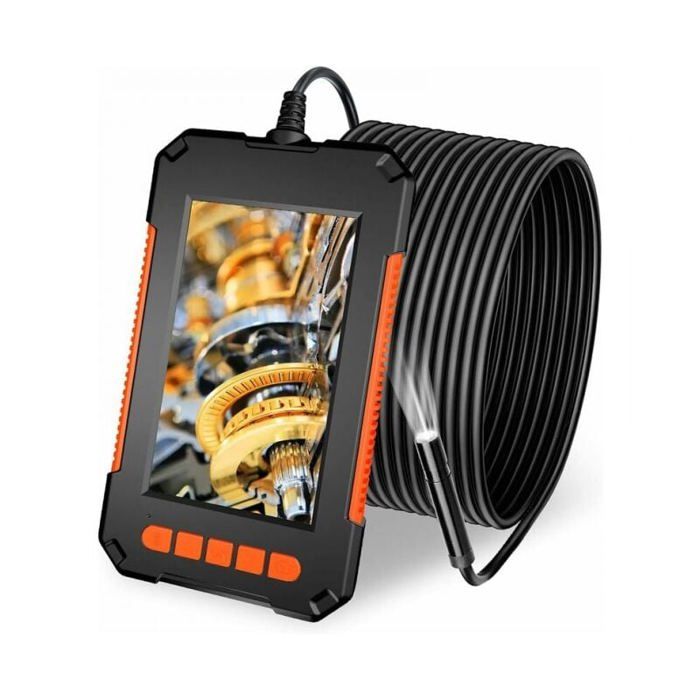 Caméra Endoscopique 1080P HD 5m – Écran IPS 2.4" Zoom 2X, 8 LED, Étanche IP67 Pour Inspection