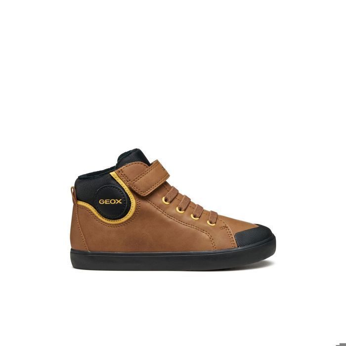 Geox Geox Gisly - Baskets garçon semi-montantes respirantes scratch et lacets élastiques