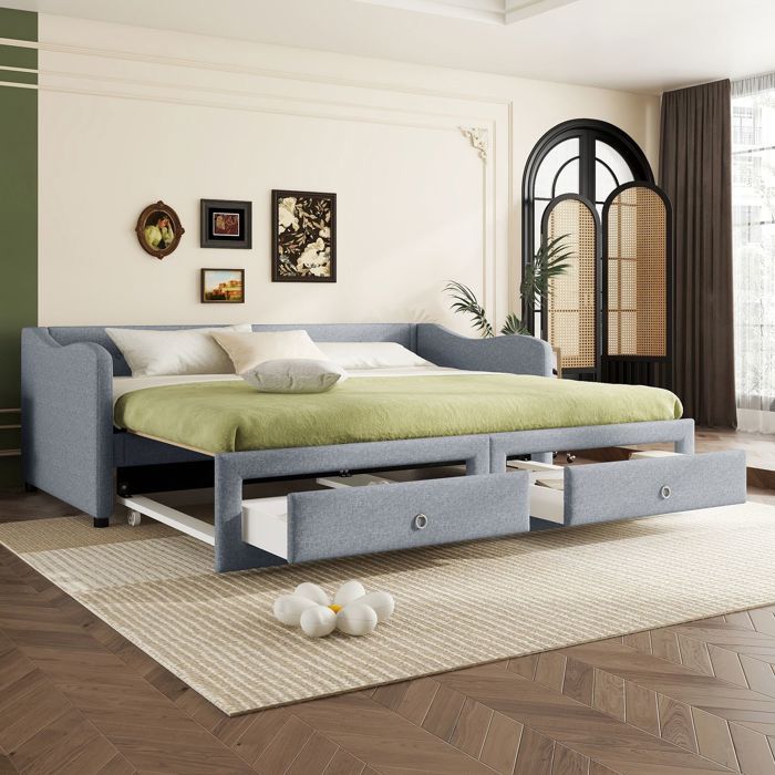 Cadre De Lit Métallique Double 160× 200 Cm, 14 Lattes, Avec Espace De Rangement Sous Le Lit De 32 Cm 99300581 Cadre De Lit Métallique Double 160× 200 Cm, 14 Lattes, Avec Espace De Rangement Sous Le Lit De 32 Cm 99300581