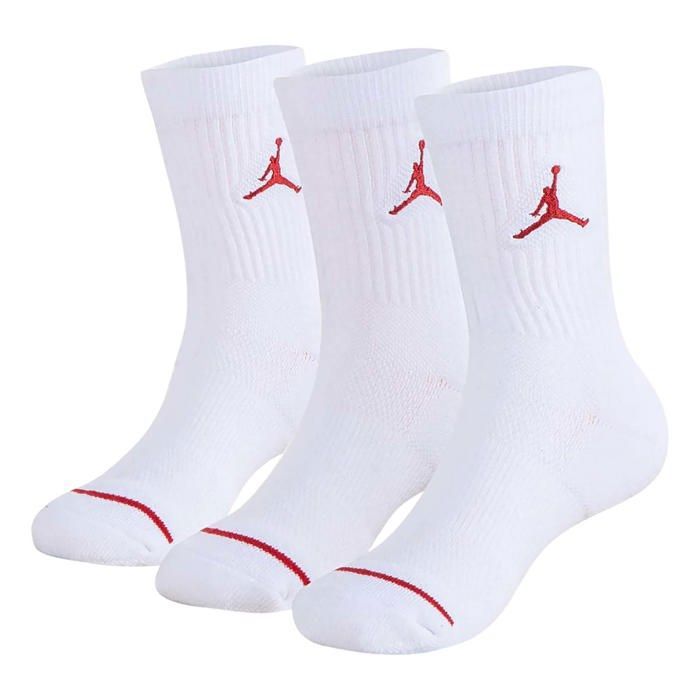 Chaussettes - JORDAN - Jumpman Crew 001 - Lot de 3 paires - Doux et respirant - Rembourrage supplémentaire Chaussettes - JORDAN - Jumpman Crew 001 - Lot de 3 paires - Doux et respirant - Rembourrage supplémentaire