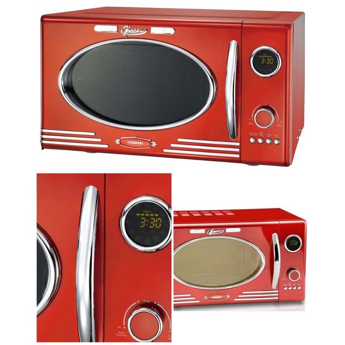 Four à micro-ondes - LIVOO - Rétro Vintage - 23 L - 800 W (micro-ondes) - Gril 1000 W - Livoo