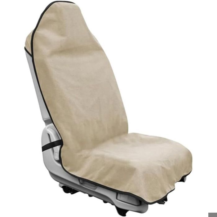 Housse de siège de voiture - PZCC - Siège avant - 140x75 cm - Kaki - Étanche