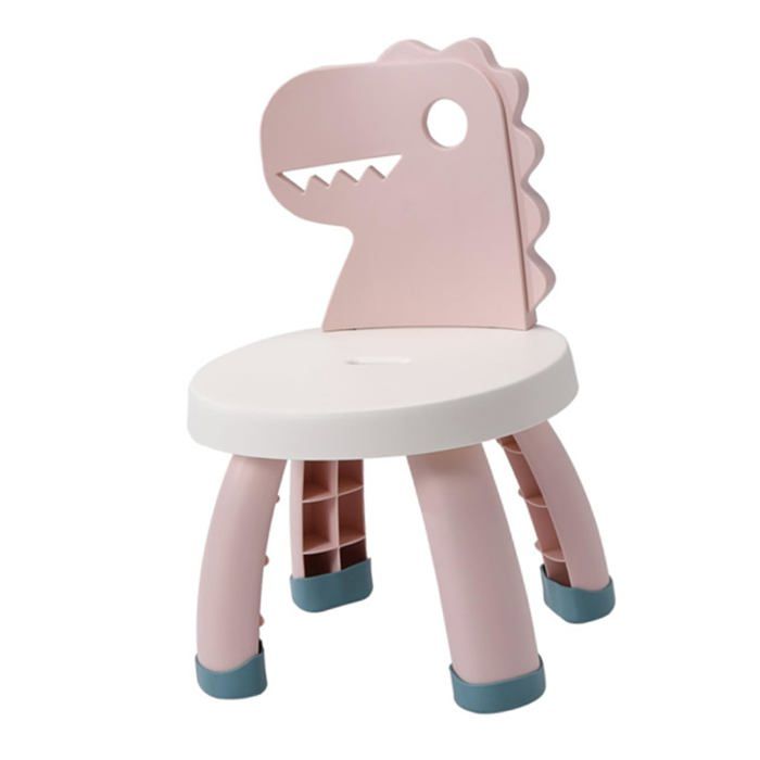 Chaise Garçon Fille Dinosaure Cartoon avec Dossier Ergonomique Chaise Chute pour Tout Petits et Garçon Fille Tabouret Épais et