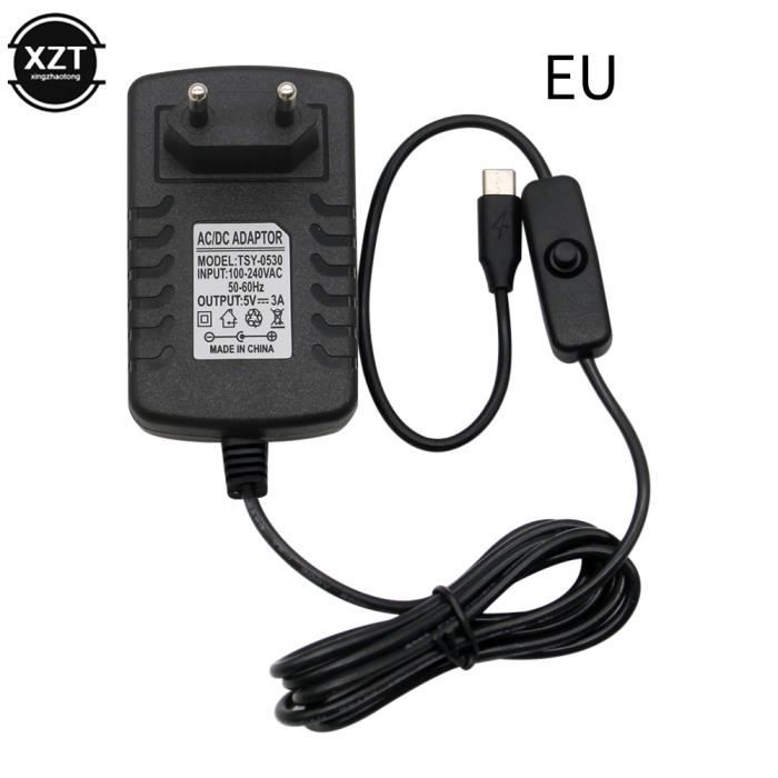 Chargeur USB 12W (5V/2,4A) Paquet de 3 Bloc Prise USB Adaptateur USB Chargeur Murale USB Prise