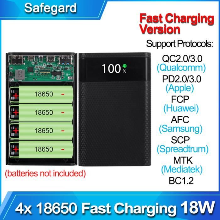 Étui De Transport Rigide Pour Power Bank 20000mAh 33W - Protection Chocs, Poussière, Éclaboussures - 3