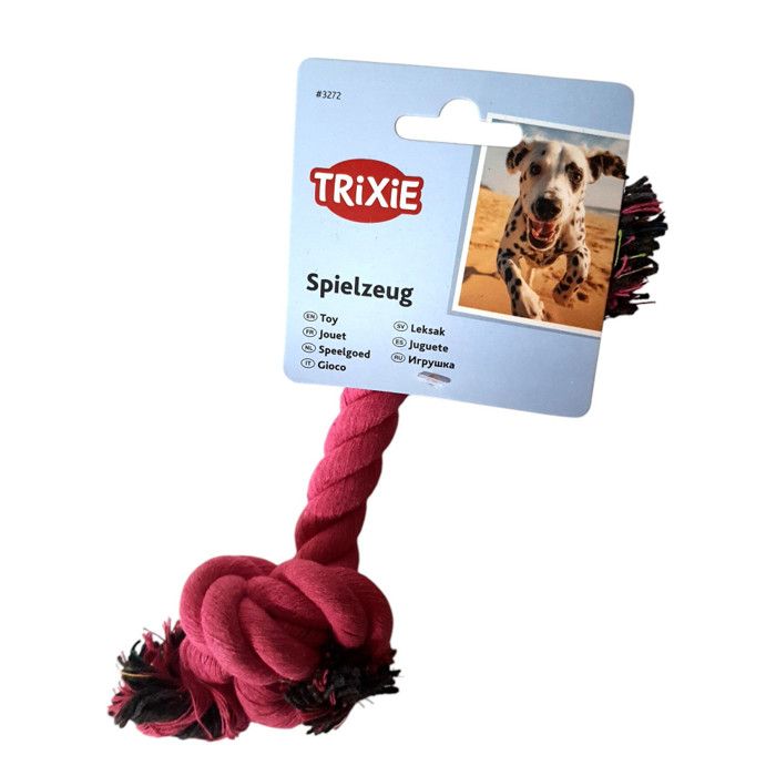 Meilleurs prix pour Corde de jeu Rose pour chien 26 cm jouet chien - animallparadise