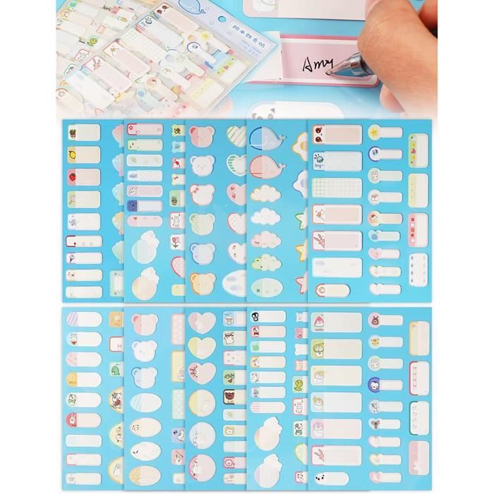 Lot De 36 Étiquettes Autocollantes Imperméables Pour Tableau Noir