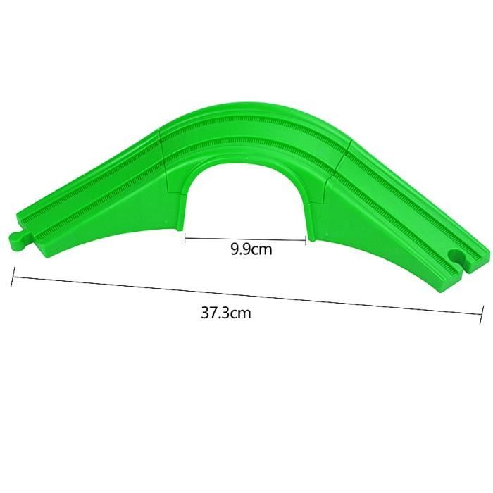 C10 - Tunnel de pont de voie ferrée en bois pour enfants, Accessoires