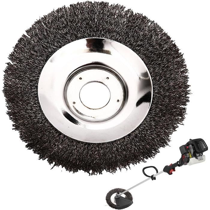 Brosse Débroussailleuse Métal 6 Pouces - Pour Désherbage, Nettoyage Rouille, Compatible Tondeuses - 4