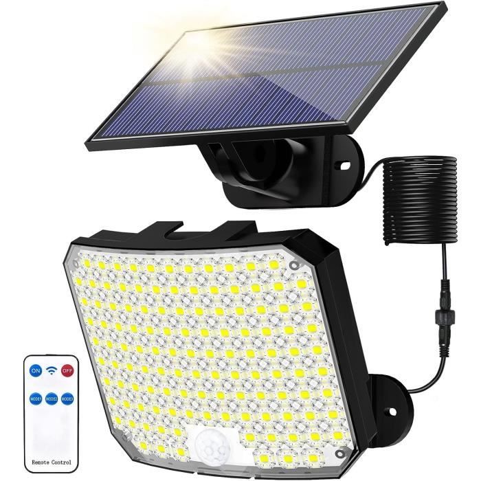 Panneau Solaire - LED Flash, Détecteur De Mouvement Infrarouge - Angle