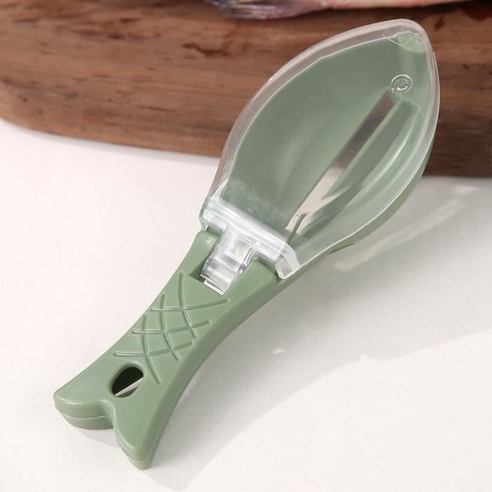 Grattoir à écailles De Poisson En Bois | Brosse écailleur Rapide, Poignée Ergonomique, Trou De Suspension