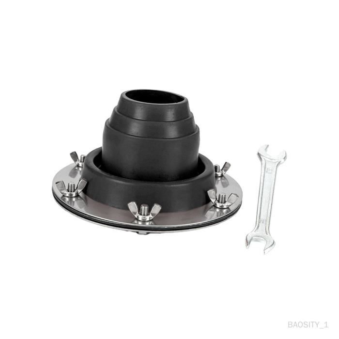 Aleawol Hot Tent Stove Jack Passe Tuyau De Poêle Avec Tube En Silicone Resistant A 300 Degres Et Base Acier Inoxydable Manchon Toit Caoutchouc Pour Rechaud Camping Tente 1069954152