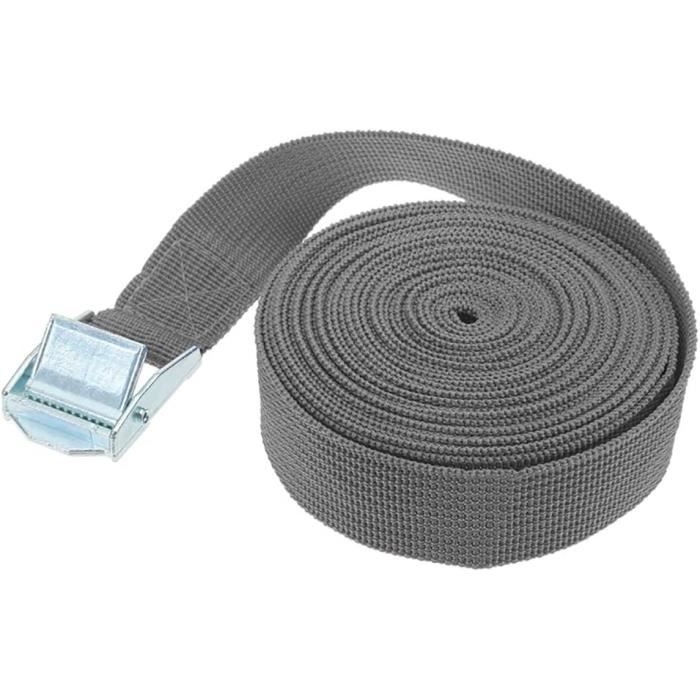 Sangle D'arrimage à Cliquet Rétractable – 6 Pièces, 4 M De Long, Résistance 194 Kg, Avec Fil Réfléchissant, Pour Tente, Auvent, Kayak, Trampoline