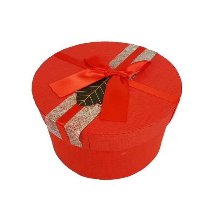Relaxdays Boîte ronde, 8, Bac à roses noir, conservable 10 ans, Idée  cadeau, rouge, carton, tissu, PP, 17 x 17 x 17 cm : : Cuisine et  Maison