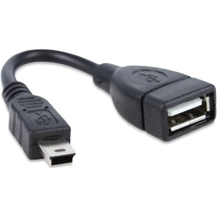CABLE ADAPTATEUR USB FEMELLE vers MINI USB MALE OTG POUR TABLETTE ...